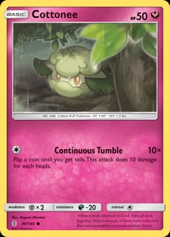 Guardians Rising Cottonee #90 card