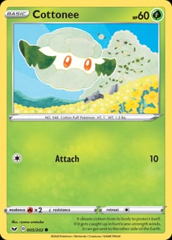 Sword & Shield Cottonee #5 card