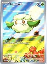 White Flare Cottonee #90 card