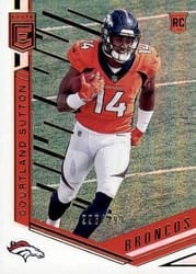 2018 Donruss Elite Base Set Courtland Sutton #162 card