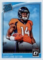 2018 Donruss Optic Base Set Courtland Sutton #162 card