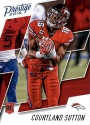 2018 Panini Prestige Base Set Courtland Sutton #206 card