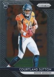 2018 Panini Prizm Base Set Courtland Sutton #215 card