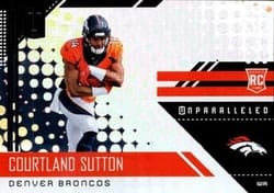 2018 Panini Unparalleled Base Set Courtland Sutton #223 card