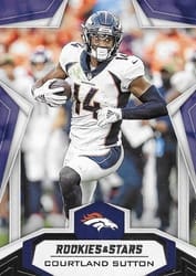 2019 Panini Rookies & Stars Base Set Courtland Sutton #76 card