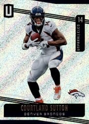 2019 Panini Unparalleled Base Set Courtland Sutton #97 card
