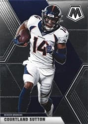 2020 Panini Mosaic Base Set Courtland Sutton #71 card