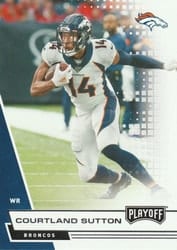 2020 Panini Playoff Base Set Courtland Sutton #75 card
