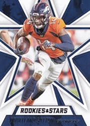 2020 Panini Rookies & Stars Base Set Courtland Sutton #38 card