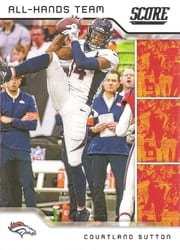 2020 Score All Hands Team Courtland Sutton #AHT-CS card