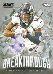 2020 Score Breakthrough Courtland Sutton #B-CS card