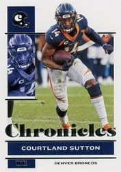 2021 Panini Chronicles Base Set Courtland Sutton #30 card