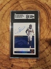2021 Panini Encased Autograph Courtland Sutton #31 card