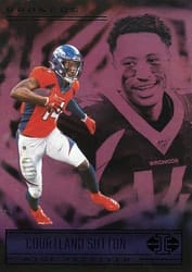 2021 Panini Illusions Base Set Courtland Sutton #22 card