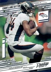 2021 Panini Prestige Base Set Courtland Sutton #38 card