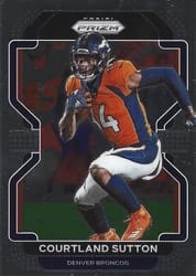 2021 Panini Prizm Base Set Courtland Sutton #198 card