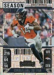 2024 Panini Contenders Base Set Courtland Sutton #28 card