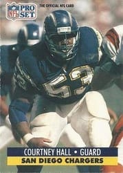 1991 Pro Set Base Set Courtney Hall #284 card