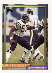 1992 Topps Base Set Courtney Hall #321 card