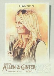 2020 Topps Allen & Ginter Base Set Courtney Hansen #288 card
