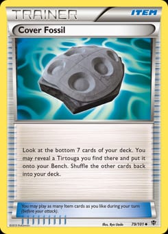 Plasma Blast Cover Fossil #79 card