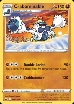 Chilling Reign Crabominable #85 card