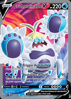 Fusion Strike Crabominable V #248 card