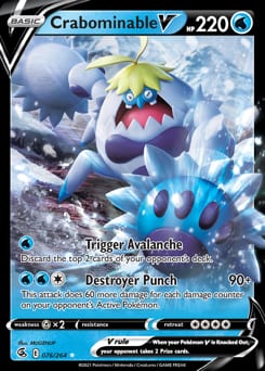 Fusion Strike Crabominable V #76 card