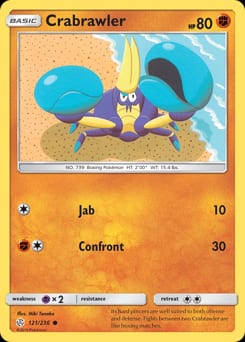 Cosmic Eclipse Crabrawler #121 card