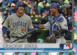 2019 Topps Chrome Sapphire Edition Base Set Crackin' Jokes #12 card