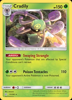 Cosmic Eclipse Cradily #11 card