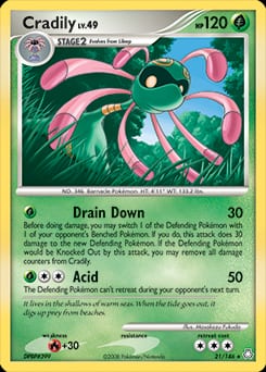 Legends Awakened Cradily #21 card
