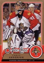 2008-09 O-Pee-Chee Base Set Craig Anderson #143 card
