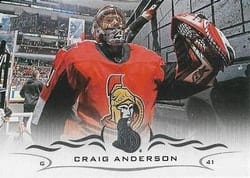 2018-19 Upper Deck Base Set Craig Anderson #129 card