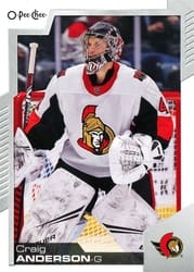 2020-21 O-Pee-Chee Base Set Craig Anderson #16 card
