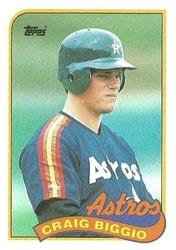 1989 Topps Base Set Craig Biggio #49 card