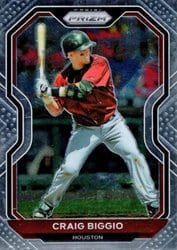 2021 Panini Prizm Base Set Craig Biggio #10 card