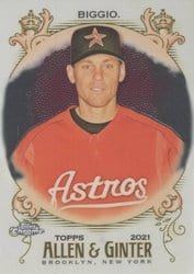 2021 Topps Allen & Ginter Chrome Base Set Craig Biggio #97 card