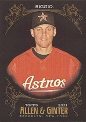 2021 Topps Allen & Ginter X Base Set Craig Biggio #97 card