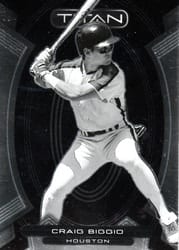2023 Panini Chronicles Titan Craig Biggio #20 card