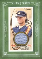 2023 Topps Allen & Ginter Framed Mini Relics Craig Biggio #MFR-CB card
