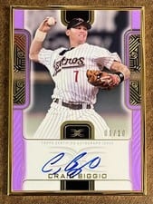 2023 Topps Definitive Collection Framed Autographs Craig Biggio #DCFA-BIG card