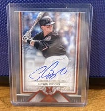 2023 Topps Museum Collection Archival Autographs Craig Biggio #AA-CB card