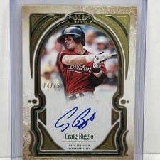 2024 Topps Tier One Talent Autographs Craig Biggio #T1TA-CB card