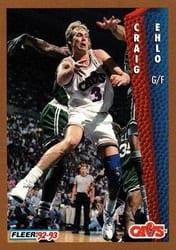 1992-93 Fleer Base Set Craig Ehlo #41 card