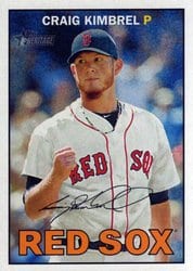 2016 Topps Heritage Base Set Craig Kimbrel #333 card