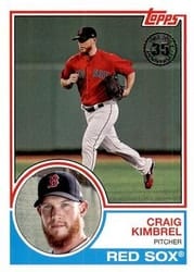 2018 Topps 1983 Topps Baseball 35th Anniversary Craig Kimbrel #83-71 card