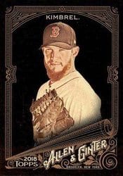 2018 Topps Allen & Ginter X Base Set Craig Kimbrel #14 card