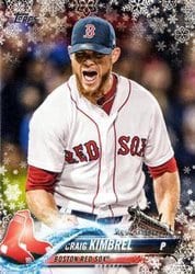 2018 Topps Holiday Base Set Craig Kimbrel #HMW13 card