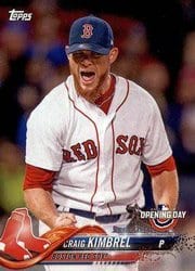 2018 Topps Opening Day Base Set Craig Kimbrel #19 card